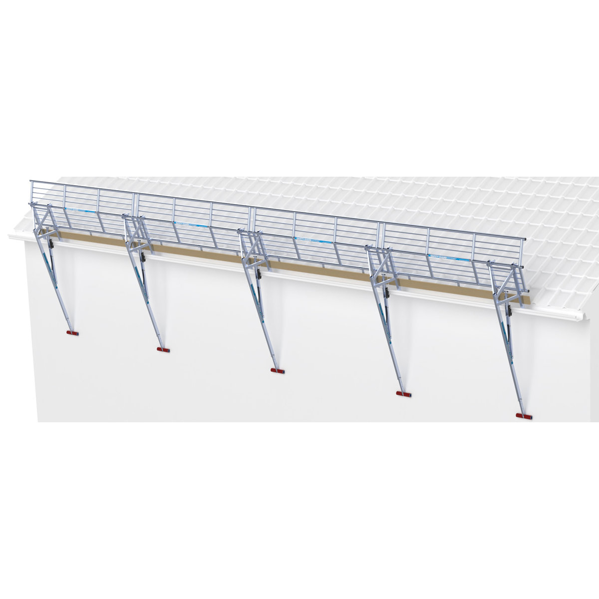 FlowGuard Dachrinnen-Abdeckungssystem – High Clearance, 50 Jahre Garantie, Matt Aluminium, 6,6 M FlexxPoint, Selbst Zu Montieren