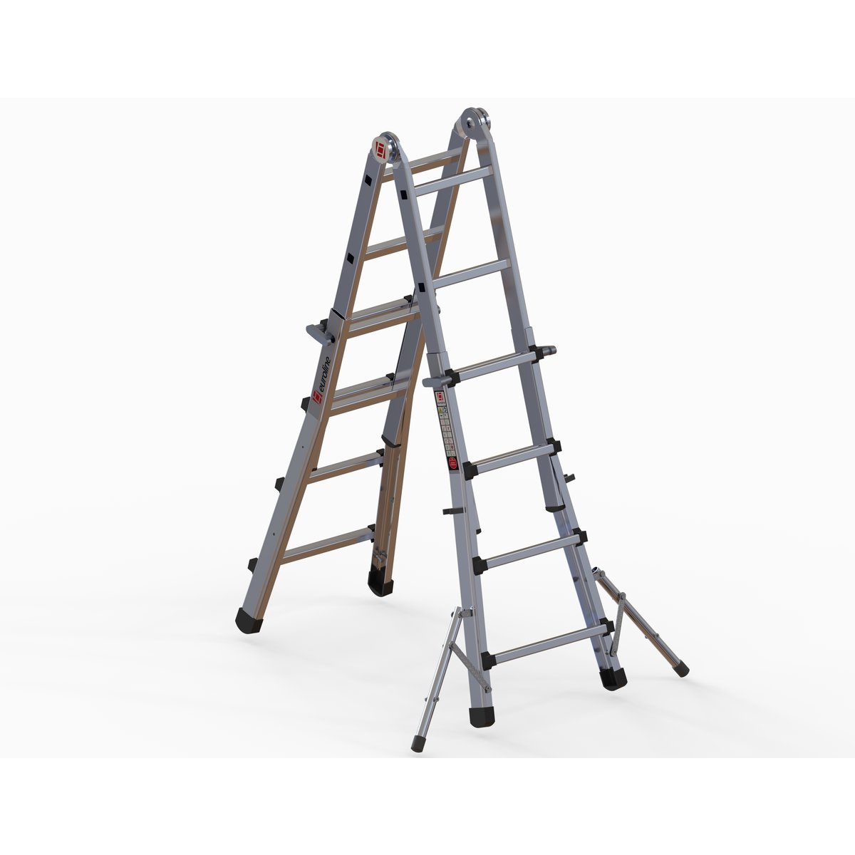 AUSONIA Klappsäge Mit Teleskopstabil – Aluminium, Länge 190-415 Cm, 45 Cm Klinge, Für Profi & Hobby
