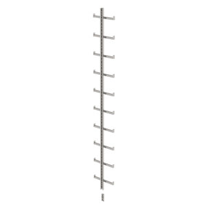 Günzburger Steigtechnik Einholmleiter Edelstahl V4A (1.4571)