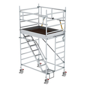 Günzburger Steigtechnik Rollgerüst SG 1,35 x 1,80 m mit Schrägaufstiegen