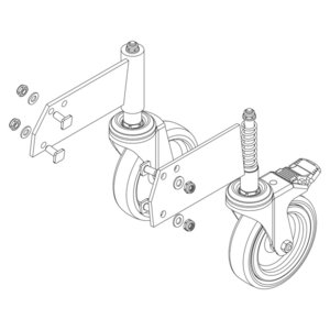 Günzburger Steigtechnik Rollensatz