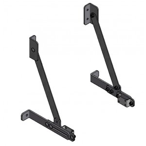 Hailo Professional Wandhalter für Holm 40x20mm, Edelstahl 1.4301
