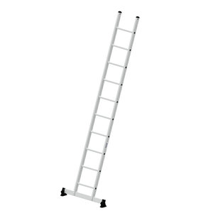 Günzburger Steigtechnik Sprossen-Anlegeleiter mit nivello®-Traverse