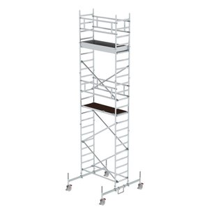 Günzburger Steigtechnik Rollgerüst 0,75 x 1,80 m mit Fahrbalken