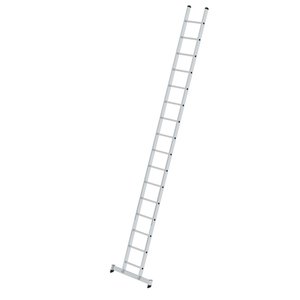 Günzburger Steigtechnik Sprossen-Anlegeleiter mit nivello®-Traverse