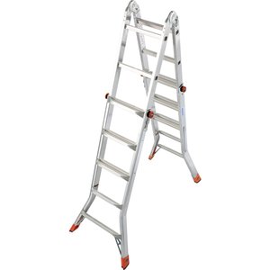 Krause MONTO Sprossen-Gelenk-TeleskopLeiter - TeleMatic