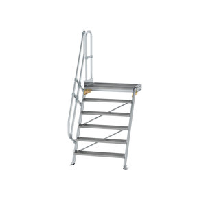 Günzburger Steigtechnik Treppe mit Plattform 60° Stufenbreite 1000 mm