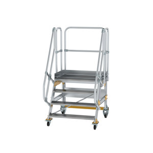 Günzburger Steigtechnik Plattformtreppe fahrbar 60° Stufenbreite 1000 mm