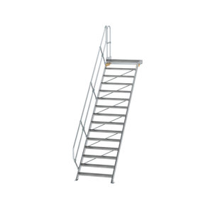Günzburger Steigtechnik Treppe mit Plattform 45° Stufenbreite 1000 mm