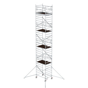 Günzburger Steigtechnik Rollgerüst 1,35 x 1,80 m mit Ausleger & Doppel-Plattform