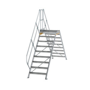 Günzburger Steigtechnik Überstieg 45° Stufenbreite 800 mm