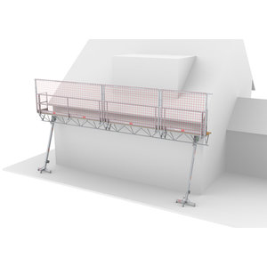 Altrex Modulare Dreieckbühne (MTB) mit Dachrandsicherung 