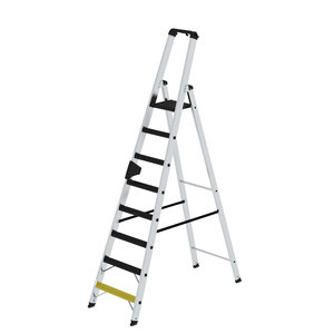 Günzburger Steigtechnik Stufen-Stehleiter 250 kg einseitig begehbar mit clip-step R13