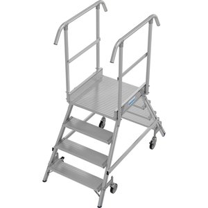 Krause PodestLeiter fahrbar, beidseitig begehbar