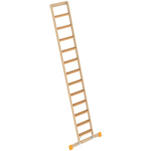 Layher Holzanlegeleiter 1023 mit Stufen