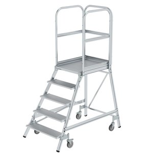 Günzburger Steigtechnik Podesttreppe einseitig begehbar