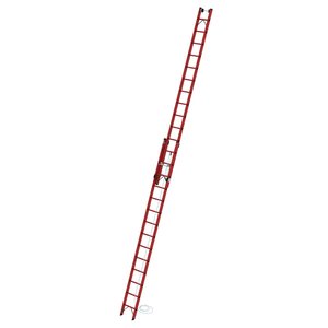 Günzburger Steigtechnik Sprossen-Seilzugleiter 2-teilig GFK ohne Traverse