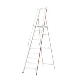 Hymer Plattformleiter mit langem Handlauf