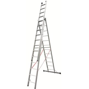 Euroline Alu-Stufen-Mehrzweckleiter 3-teilig