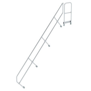 Günzburger Steigtechnik Zweiter Handlauf für Treppe mit Plattform 45°