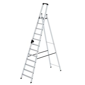 Günzburger Steigtechnik Stufen-Stehleiter einseitig begehbar