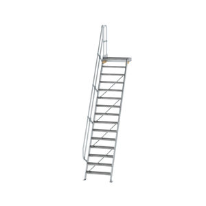 Günzburger Steigtechnik Treppe mit Plattform 60° Stufenbreite 800 mm