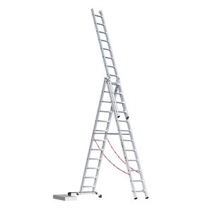 Euroline Alu-Mehrzweckleiter 3-teilig mit Vario-Traverse Nr. 30766