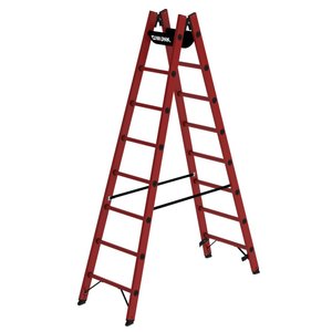 Günzburger Steigtechnik Sprossen-Stehleiter GFK