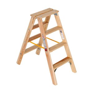 Euroline Holz-Stufenstehleiter Nr. 10503