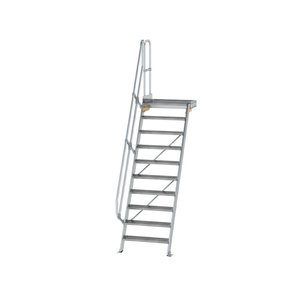 Günzburger Steigtechnik Treppe mit Plattform 60° Stufenbreite 800 mm