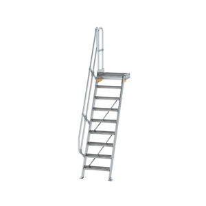Günzburger Steigtechnik Treppe mit Plattform 60° Stufenbreite 600 mm