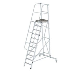 Günzburger Steigtechnik Plattformleiter fahrbar