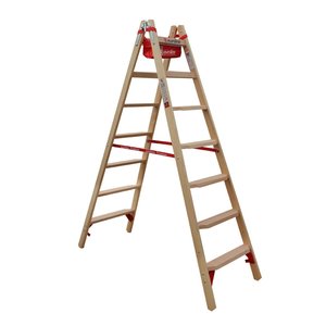 Euroline Holz Comfort-Stufenstehleiter Nr. 10577