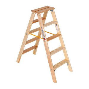 Euroline Holz-Stufenstehleiter Nr. 10503