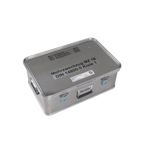 Günzburger Steigtechnik Kasten mit Beschriftung "Mehrzweckzug MZ 16" (Kasten 1) Größe 1