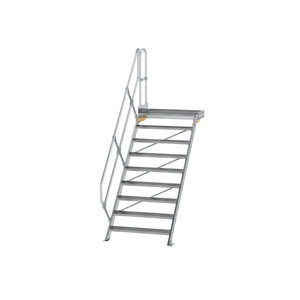 Günzburger Steigtechnik Treppe mit Plattform 45° Stufenbreite 1000 mm