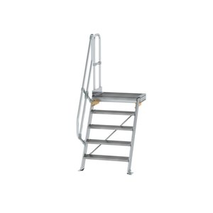 Günzburger Steigtechnik Treppe mit Plattform 60° Stufenbreite 800 mm