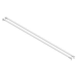 Günzburger Steigtechnik Spreizsicherung Gurtband 2070 mm mit Befestigungsplatten 1 Satz = 2 Stück, inkl.