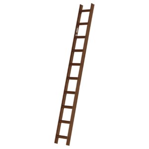 Hymer Dachauflegeleiter aus Aluminium, RAL 8014 sepiabraun beschichtet