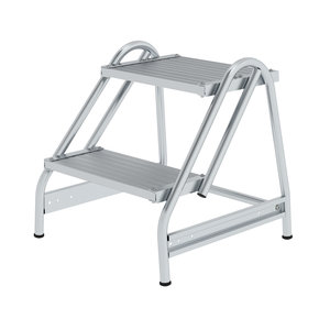 Günzburger Steigtechnik Arbeitspodest einseitig begehbar Aluminium geriffelt