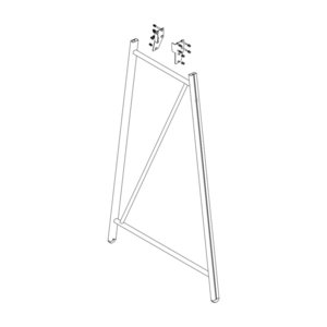 Günzburger Steigtechnik Stützteil Podesttreppe