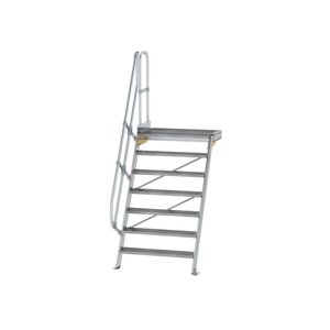 Günzburger Steigtechnik Treppe mit Plattform 60° Stufenbreite 1000 mm