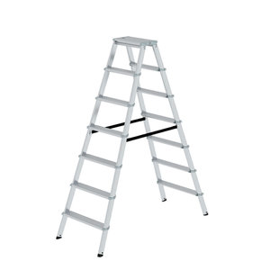 Günzburger Steigtechnik ML Stufen-Stehleiter beidseitig begehbar