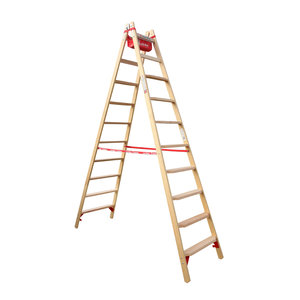 Euroline Holz Comfort-Stufenstehleiter Nr. 10577