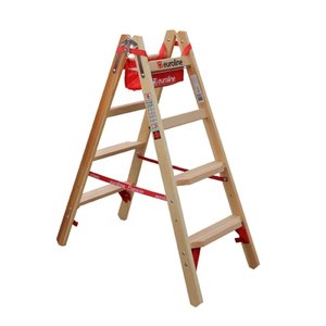 Euroline Holz Comfort-Stufenstehleiter Nr. 10577