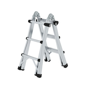 Günzburger Steigtechnik Teleskopleiter 4-teilig ohne Traverse