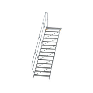 Günzburger Steigtechnik Treppe mit Plattform 45° Stufenbreite 1000 mm