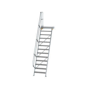 Günzburger Steigtechnik Treppe mit Plattform 60° Stufenbreite 800 mm