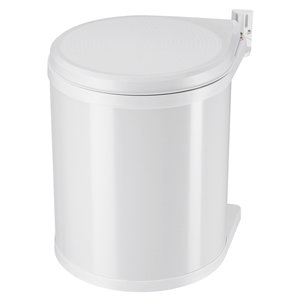 Hailo Compact-Box M - Einbaumülleimer weiß
