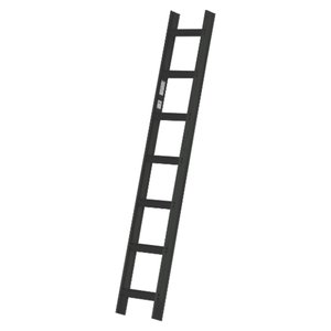 Hymer Dachauflegeleiter aus Aluminium, RAL 7016 anthrazit beschichtet